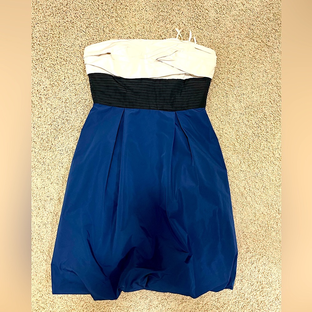 Strapless BCBG dress